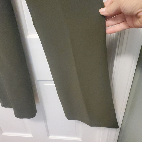 NWT Express Army Green High-Rise Trouser Pants Size 2Long Ret. $98.00 - Picture 5 of 13